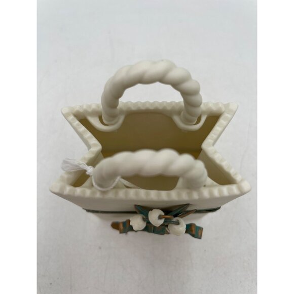 Simply Said Handcrafted Porcelain Mini Gift Bag Vase Peggy Jo Ackley 2003 - Picture 8 of 9